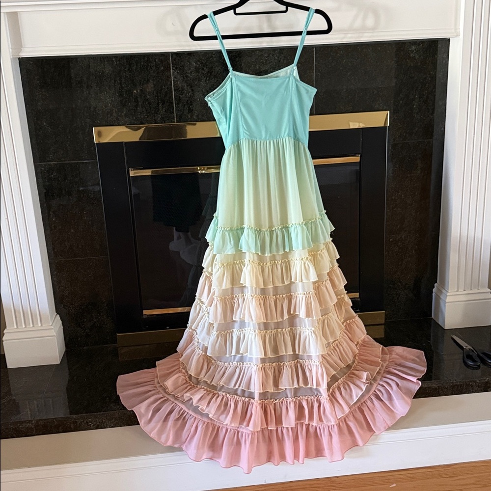 Rococo Sand Ciceli rainbow raffle dress sz S - Picture 12 of 17